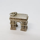 Sterling Silver Marble Arch Charm Pendant Vintage c1970