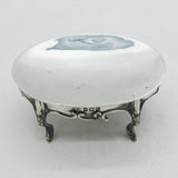 Edwardian Sterling Silver Table Form Jewellery Dish Antique 1909 Birmingham
