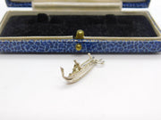 Sterling Silver Venetian Gondolier Charm Pendant Vintage c1970