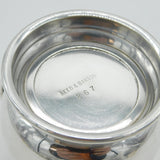 American Reed & Barton Silver Plated Christening Mug Antique c1920 Art Deco