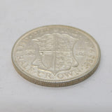 King George V .500 Silver Half Crown Coin Antique 1936 Very Fine Condition