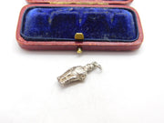 Sterling Silver Fat Controller Charm Pendant Vintage c1970