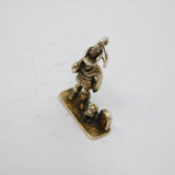 Sterling Silver Dick Whittington & Cat Charm Pendant Vintage c1970s