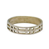 Scottish Sterling Silver Carrick Rennie Mackintosh Ring Vintage c1980 Size P 1/2
