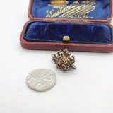 Sterling Silver Prickly Hedgehog Charm Pendant Vintage c1970