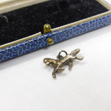 Sterling Silver Galloping Horse or Pony Charm Pendant Vintage c1970