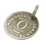 King Charles II Silver Maundy Fourpence Coin Charm Antique 1681