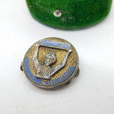 Sterling Silver Gilt International Soroptimist Association Brooch Antique 1938