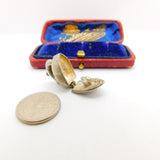 Sterling Silver 'The Devil In Iron' Openable Charm Pendant Vintage c1970