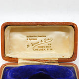 Victorian Tooled Leather Jewellery Bracelet Box Antique c1900s Chelsea, London