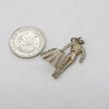 Sterling Silver Matador Charm Pendant Vintage c1970s