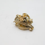 Sterling Silver Falkland Islands Souvenir Bouquet Charm Pendant Vintage c1970s