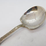 Sterling Silver Celtic Cross Pattern Tea Caddy Spoon Antique 1945 Sheffield