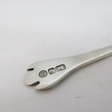 Sterling Silver Trefid Style Tea Caddy Spoon Vintage 1989 Sheffield