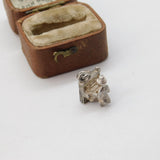 Sterling Silver Man Playing the Piano Charm Pendant Vintage c1970