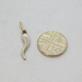 Sterling Silver Horn Of Plenty Charm Pendant Vintage c1970s