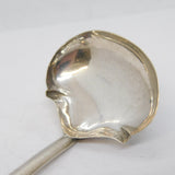 George III Sterling Silver Shaped Bowl Tea Caddy Spoon Antique 1811 Birmingham