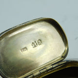 18th Century George III Scottish Sterling Silver Snuff Box Antique c1790s
