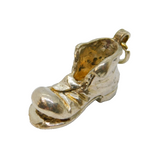 Sterling Silver Boot Or Shoe Charm Pendant Vintage c1970