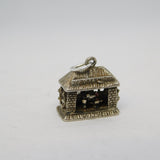 Sterling Silver Ye Old Smithy Blacksmith Charm Pendant Vintage c1970