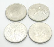 Collection Of Queen Elizabeth II Commemorative Coins Vintage c1970