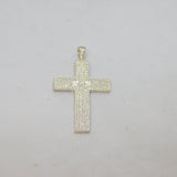 Sterling Silver Roman Numerals Millenium Cross Pendant Vintage 1999-2000