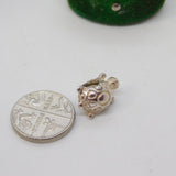 Sterling Silver Sea Turtle Charm Pendant Vintage c1970