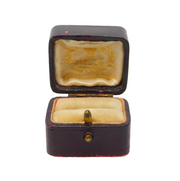 Victorian Tooled Leather 'Aldred & Son, G. Yarmouth' Jewellery Ring Box Antique