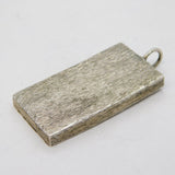Sterling Silver Chunky Bullion Bar Ingot Pendant Vintage 1977 Birmingham