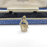 Sterling Silver Good Luck Wishing Well Charm Pendant Vintage c1970