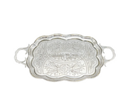 19th Century Russian .84 Silver Card or Drinks Tray Antique 1895 Moscow