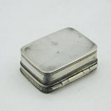 19th Century Dutch .800 Silver Rural Pattern Vinaigrette Antique c1840