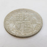 King George V .500 Silver Half Crown Coin Antique 1935 Fine Condition