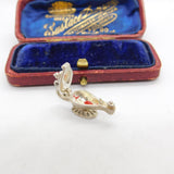 Sterling Silver Enamel Genie in the Lamp Charm Pendant Vintage c1970