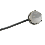 Victorian Sterling Silver & Cabochon Cut Moonstone Stick Pin Antique