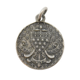 Sterling Silver Catholic Souvenir Charm Pendant Vintage c1970s
