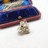 Sterling Silver Wedding Bells Charm Pendant Vintage c1970