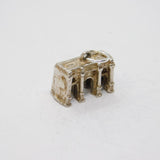 Sterling Silver Marble Arch Charm Pendant Vintage c1970