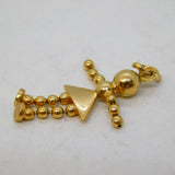9ct Yellow Gold Articulated Doll Charm Pendant Vintage 1991 Birmingham