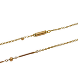 Victorian 9ct Rose Gold Fancy Link Chain Necklace Antique c1890s