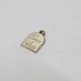 Sterling Silver Clovelly Milestone Charm Pendant Vintage c1970
