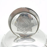 Sterling Silver Military Interest Place Settings Antique 1914 Birmingham Deco