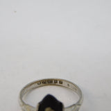 Sterling Silver Wedgwood Jasperware Set Dress Ring Vintage 1973 London