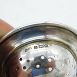 Art Deco Sterling Silver Modernist Pattern Tea Strainer Antique 1934 Birmingham