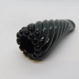 20th Century French Jet Floral Pattern Cheroot Holder Antique c1920s