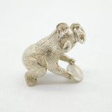 Sterling Silver Bear Butler Charm Pendant Vintage c1970