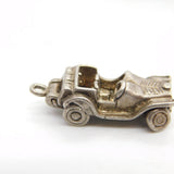 Sterling Silver Vintage Motor Classic Car Charm Pendant Vintage c1970
