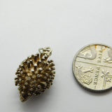 Sterling Silver Prickly Hedgehog Charm Pendant Vintage c1970