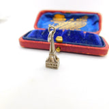 Sterling Silver Blackpool Tower Charm Pendant Vintage c1970