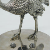 Victorian Silver Plated Ostrich Egg Dining Stand Antique c1880 Daniel & Arter AF